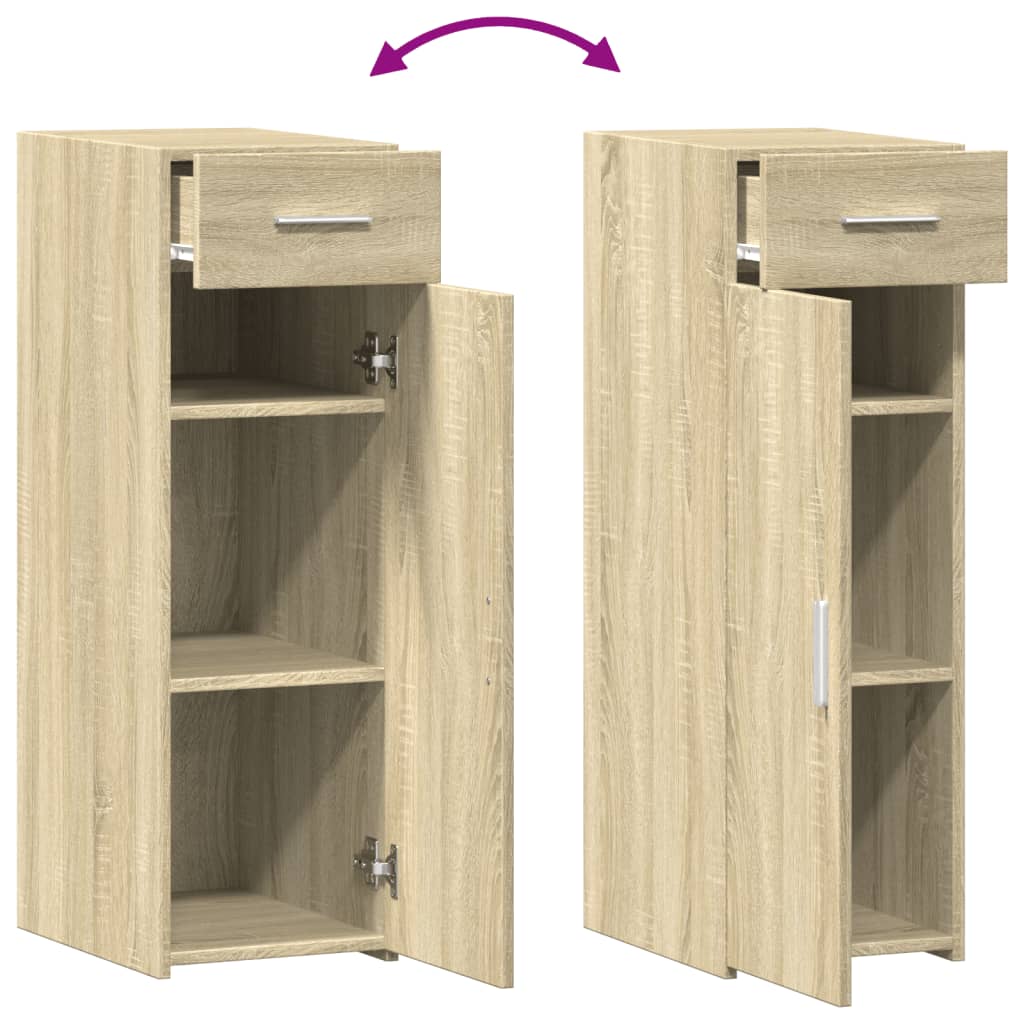 vidaXL Dulap, stejar sonoma, 30x42,5x93 cm, lemn prelucrat