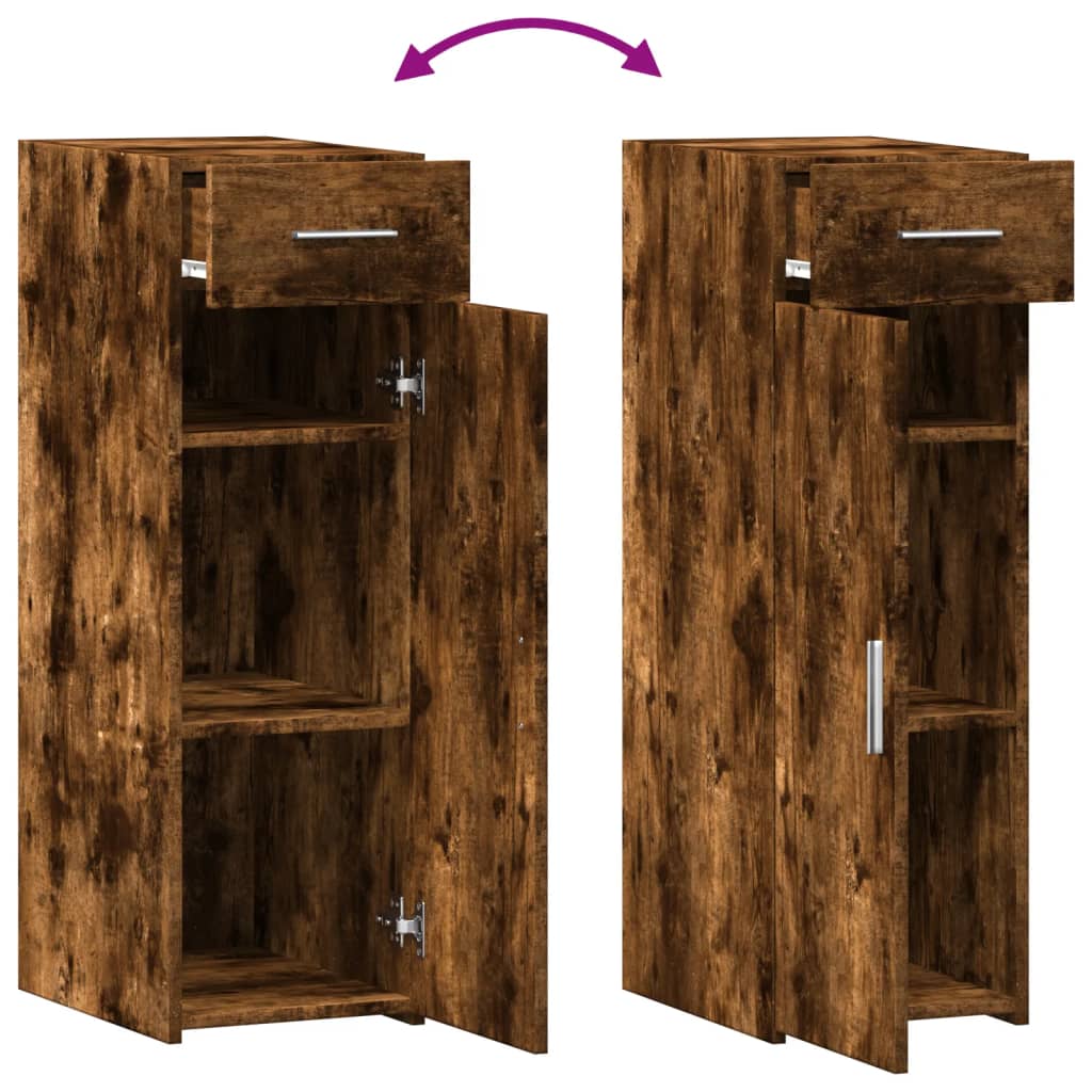 vidaXL Dulap, stejar fumuriu, 30x42,5x93 cm, lemn prelucrat vidaXL Dulap, stejar fumuriu, 30x42,5x93 cm, lemn prelucrat