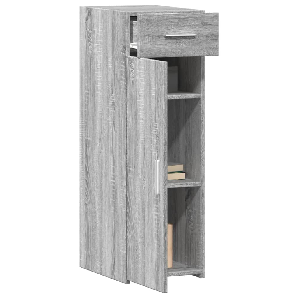 vidaXL Dulap, gri sonoma, 30x42,5x93 cm, lemn prelucrat vidaXL Dulap, gri sonoma, 30x42,5x93 cm, lemn prelucrat