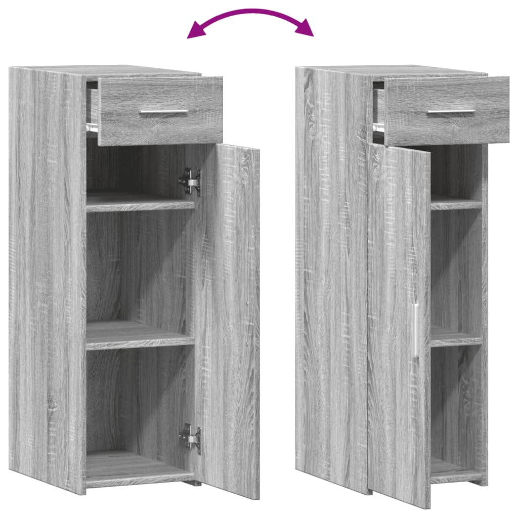 vidaXL Dulap, gri sonoma, 30x42,5x93 cm, lemn prelucrat vidaXL Dulap, gri sonoma, 30x42,5x93 cm, lemn prelucrat