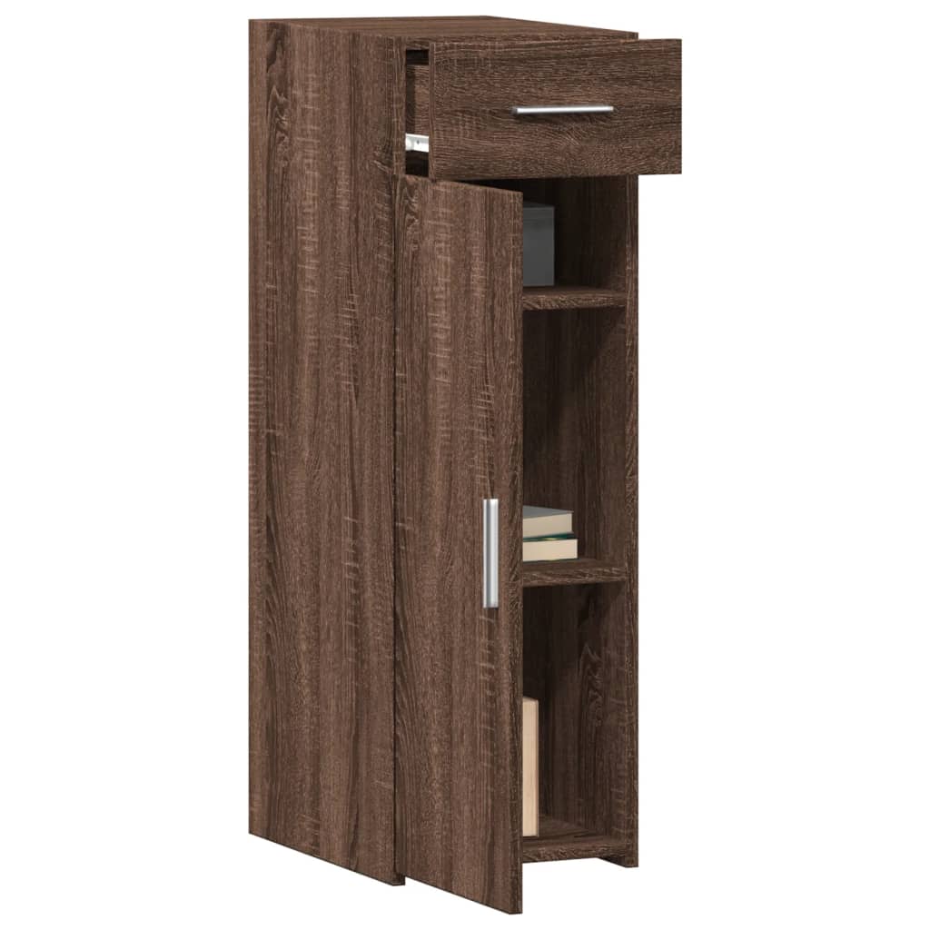 vidaXL Dulap, stejar maro, 30x42,5x93 cm, lemn prelucrat