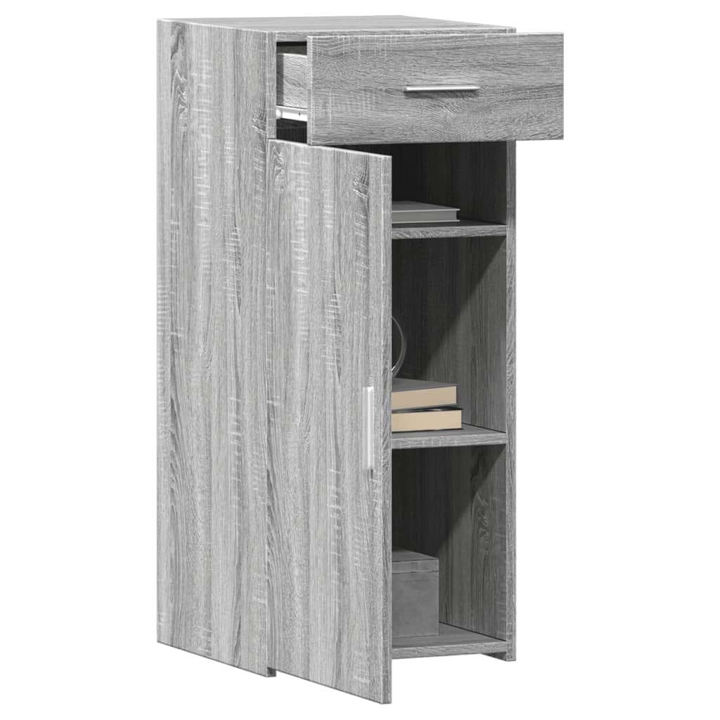 vidaXL Dulap, sonoma gri, 40x42,5x93 cm, lemn prelucrat