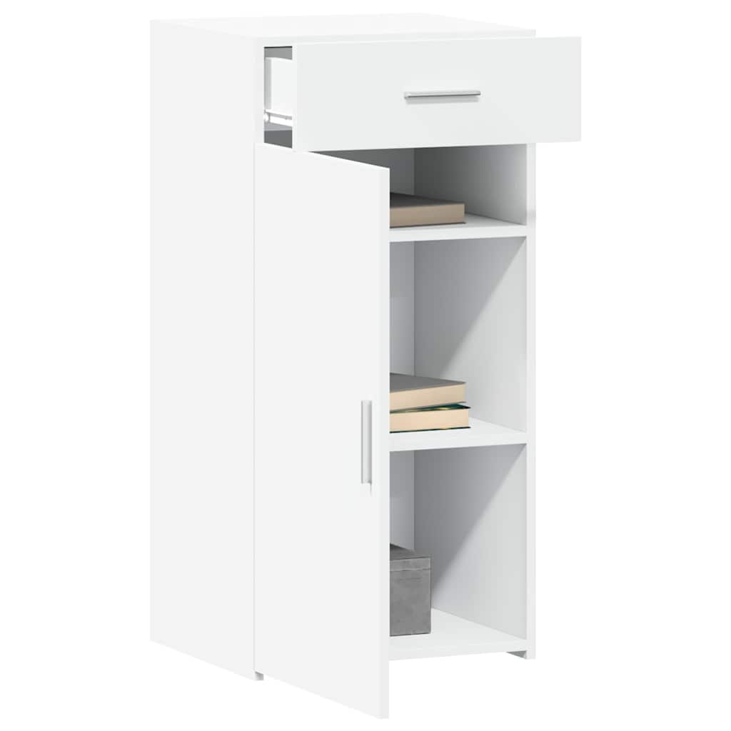 vidaXL Dulap, alb, 45x42,5x93 cm, lemn prelucrat