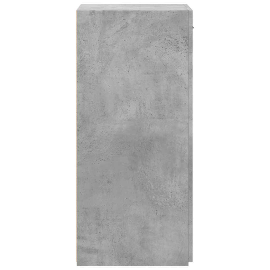vidaXL Dulap, gri beton, 45x42,5x93 cm, lemn prelucrat vidaXL Dulap, gri beton, 45x42,5x93 cm, lemn prelucrat