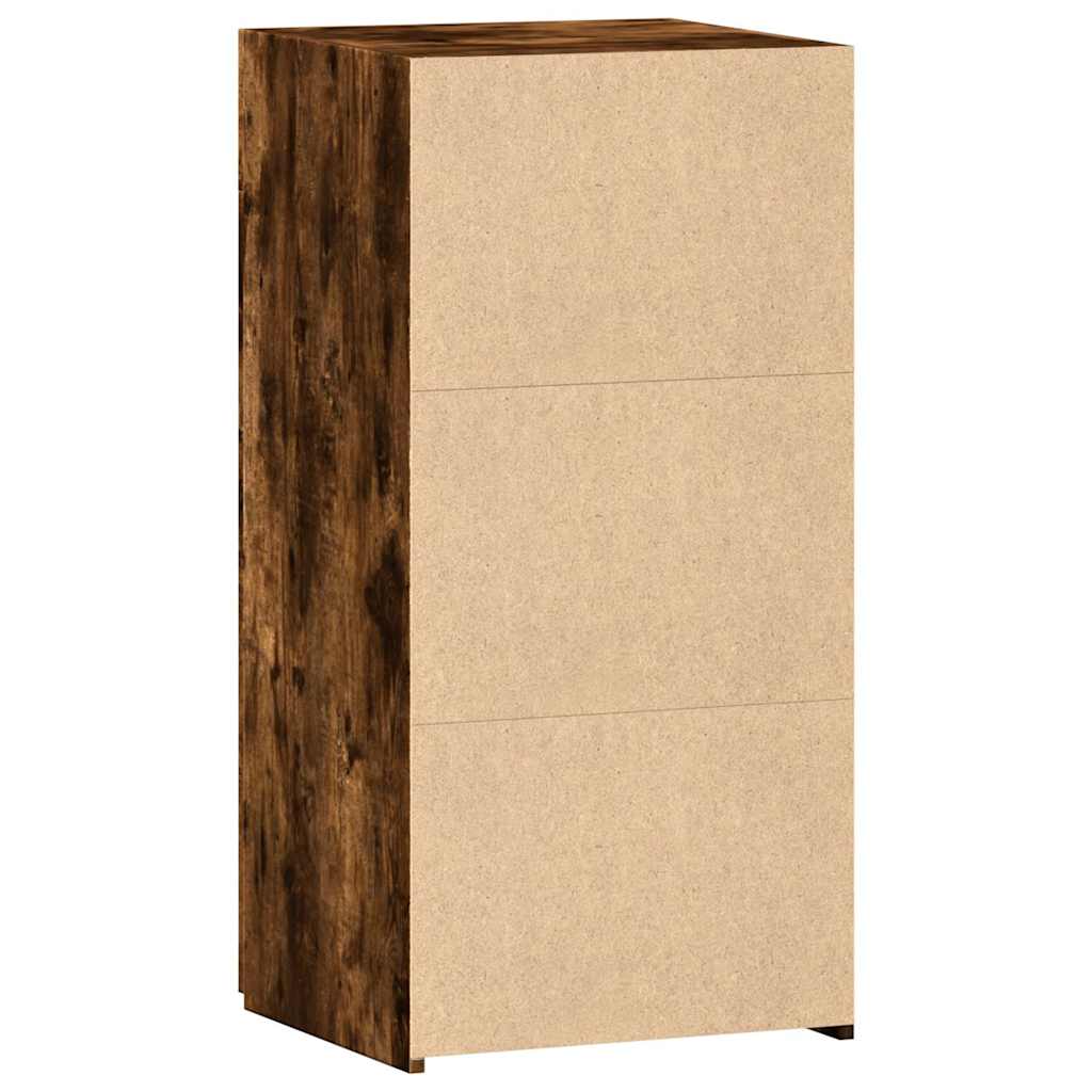 vidaXL Dulap, stejar afumat, 45x42,5x93 cm, lemn prelucrat