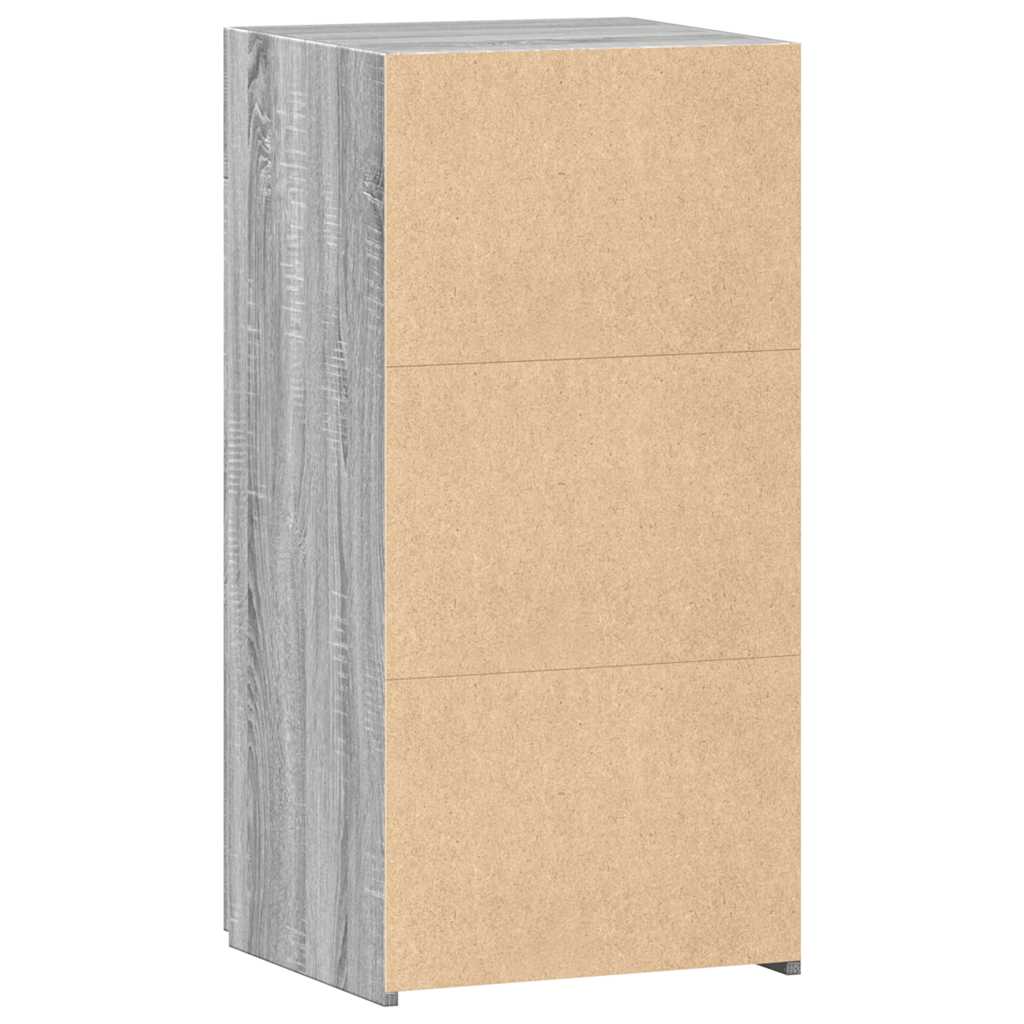 vidaXL Dulap, sonoma gri, 45x42,5x93 cm, lemn prelucrat