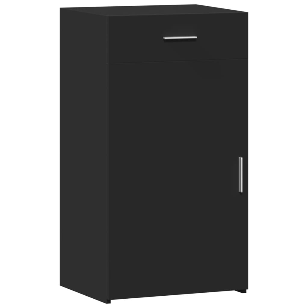 vidaXL Dulap, negru, 50x42,5x93 cm, lemn prelucrat