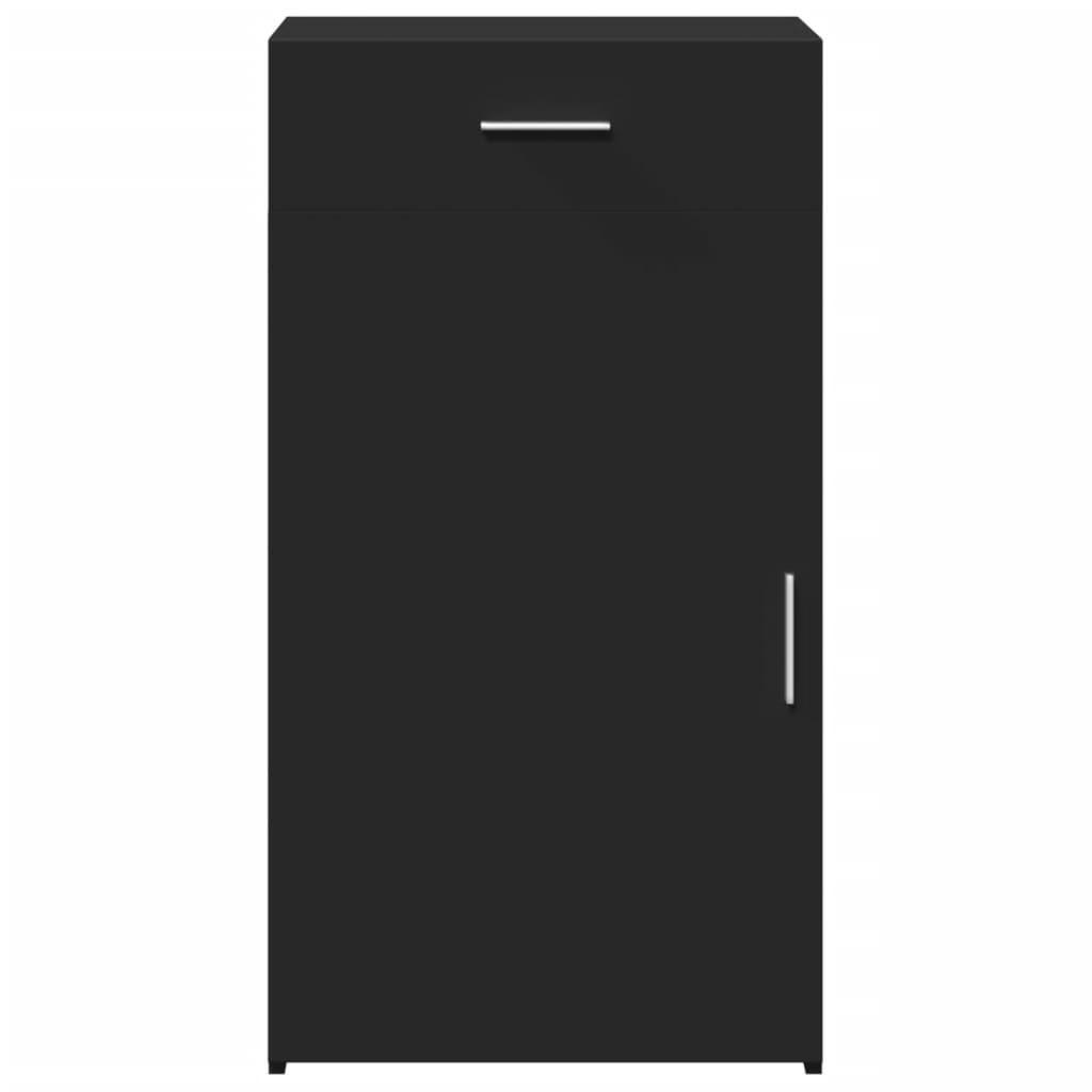 vidaXL Dulap, negru, 50x42,5x93 cm, lemn prelucrat