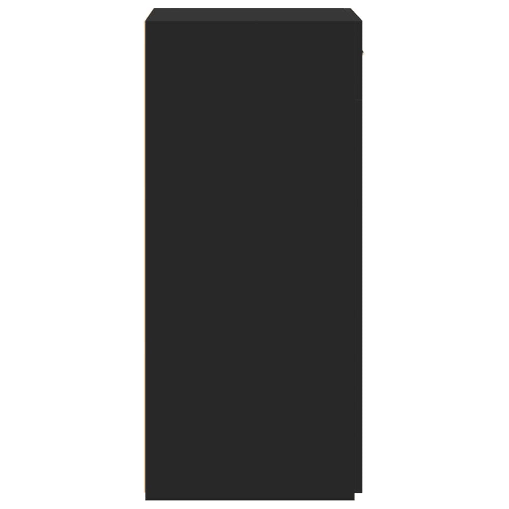 vidaXL Dulap, negru, 50x42,5x93 cm, lemn prelucrat