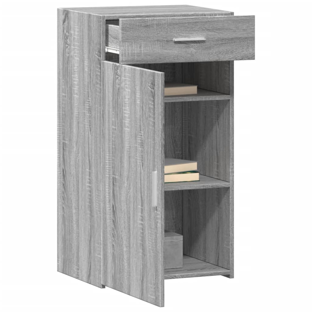 vidaXL Dulap, gri sonoma, 50x42,5x93 cm, lemn prelucrat vidaXL Dulap, gri sonoma, 50x42,5x93 cm, lemn prelucrat