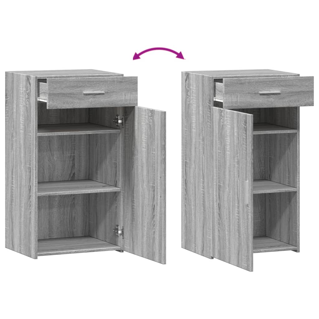 vidaXL Dulap, gri sonoma, 50x42,5x93 cm, lemn prelucrat vidaXL Dulap, gri sonoma, 50x42,5x93 cm, lemn prelucrat