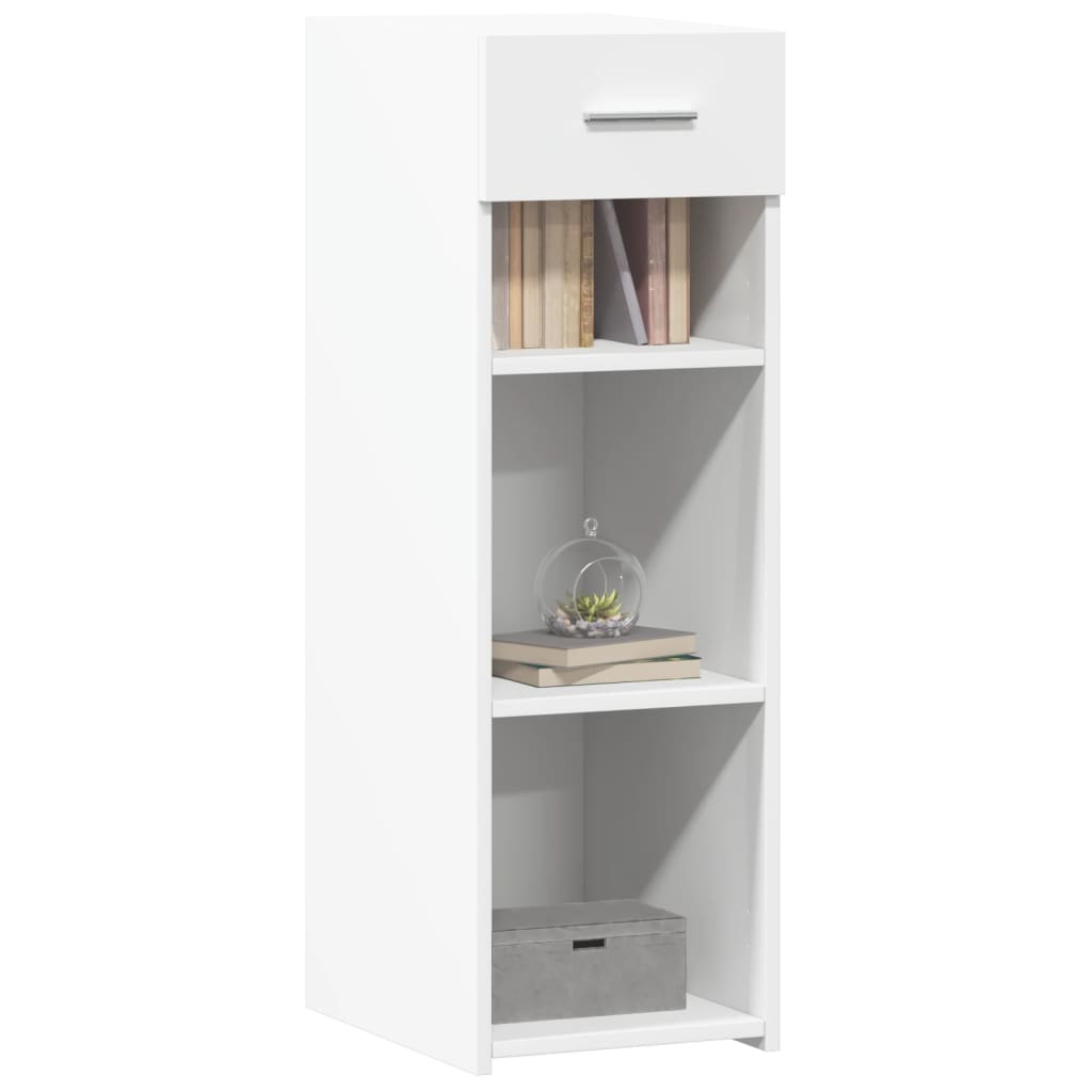 vidaXL Dulap, alb, 30x42,5x93 cm, lemn prelucrat
