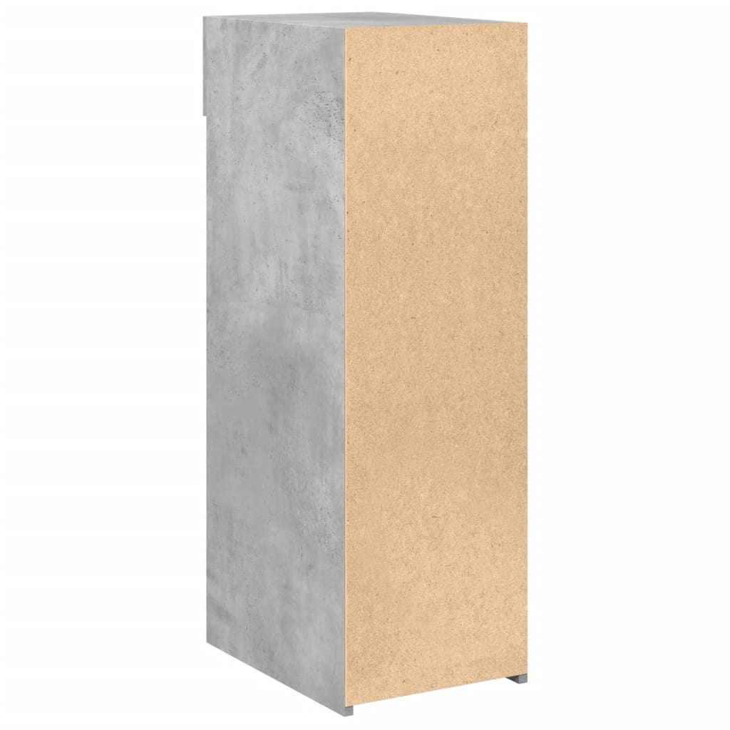 vidaXL Dulap, gri beton, 30x42,5x93 cm, lemn prelucrat vidaXL Dulap, gri beton, 30x42,5x93 cm, lemn prelucrat