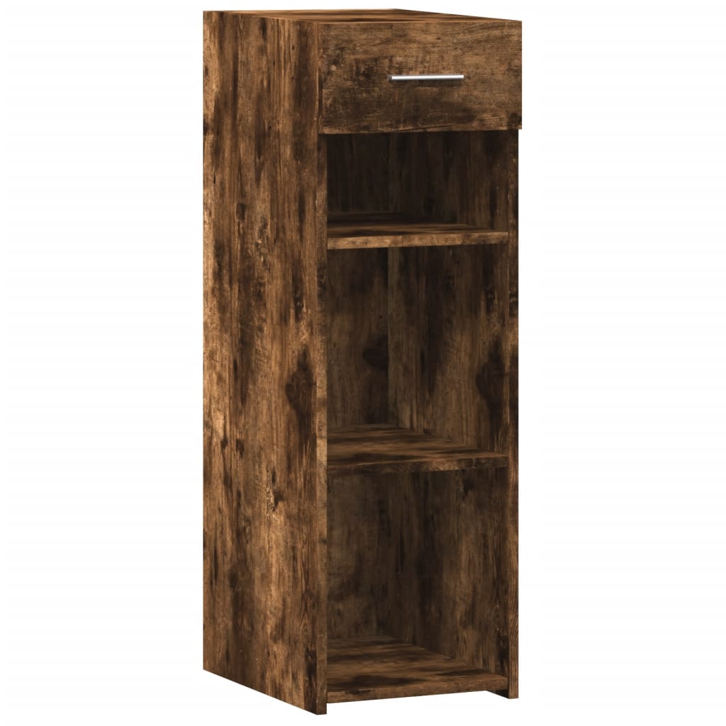 vidaXL Dulap, stejar fumuriu, 30x42,5x93 cm, lemn prelucrat