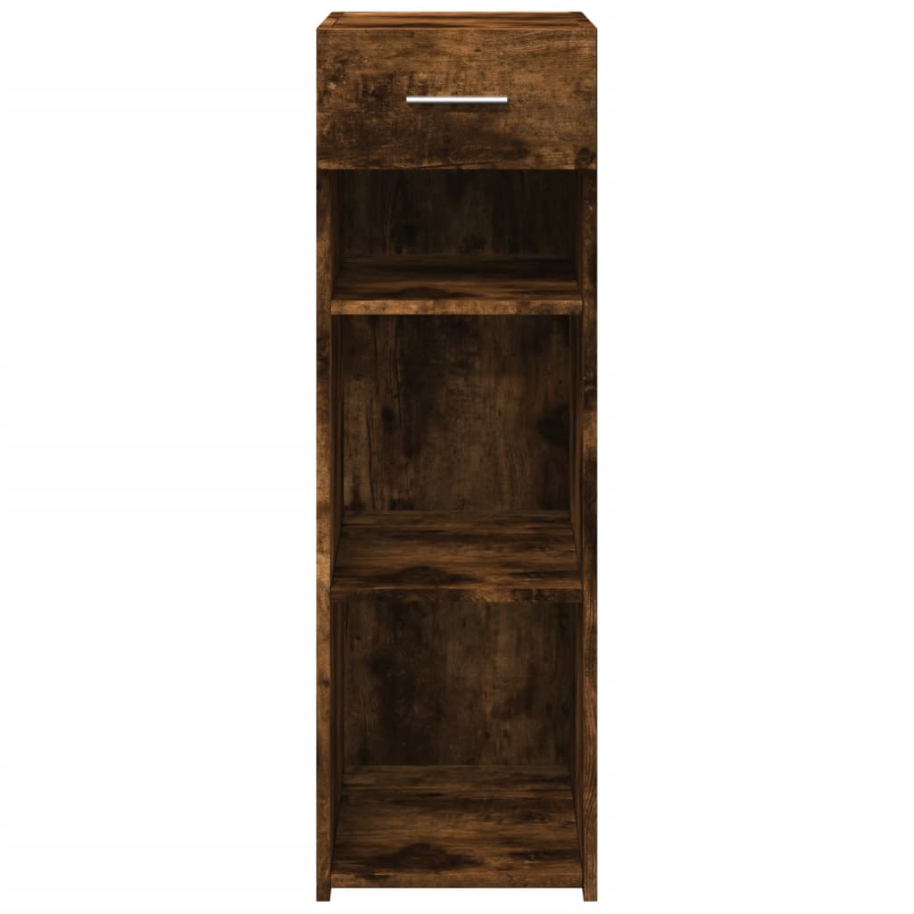 vidaXL Dulap, stejar fumuriu, 30x42,5x93 cm, lemn prelucrat
