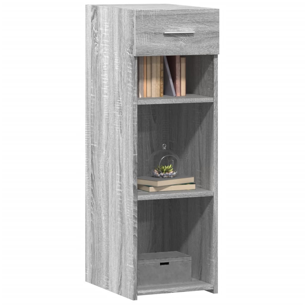vidaXL Dulap, gri sonoma, 30x42,5x93 cm, lemn prelucrat