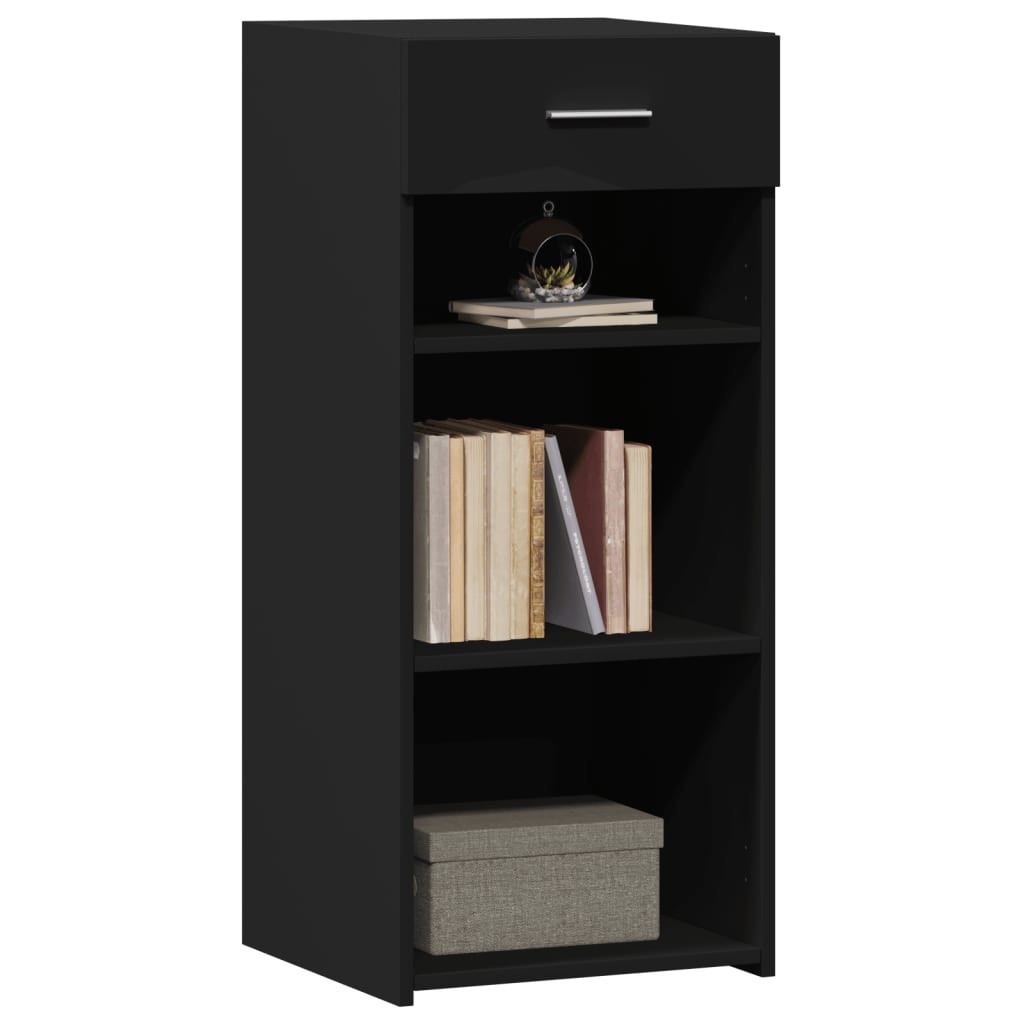 vidaXL Dulap, negru, 40x42,5x93 cm, lemn prelucrat