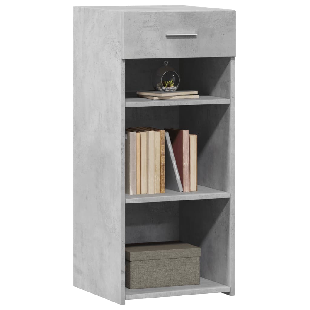 vidaXL Dulap, gri beton, 40x42,5x93 cm, lemn prelucrat vidaXL Dulap, gri beton, 40x42,5x93 cm, lemn prelucrat