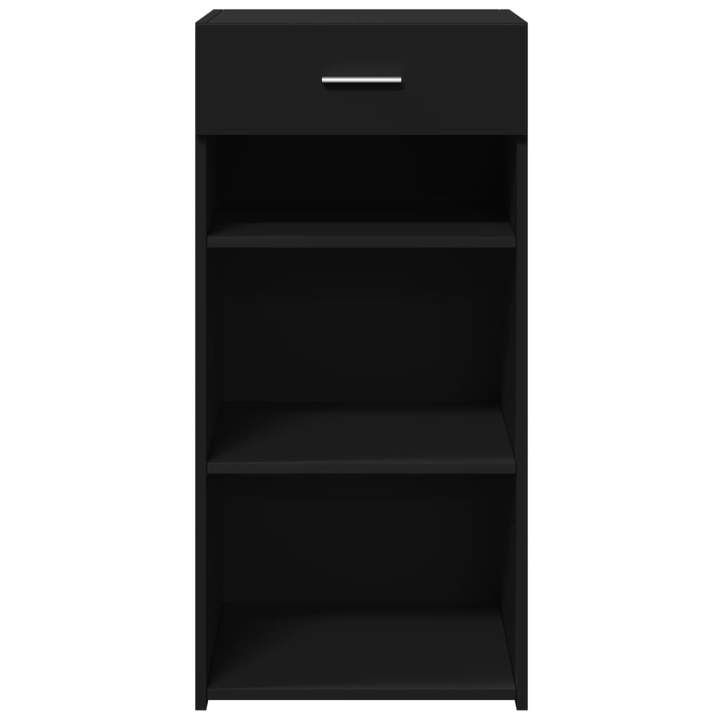vidaXL Dulap, negru, 45x42,5x93 cm, lemn prelucrat