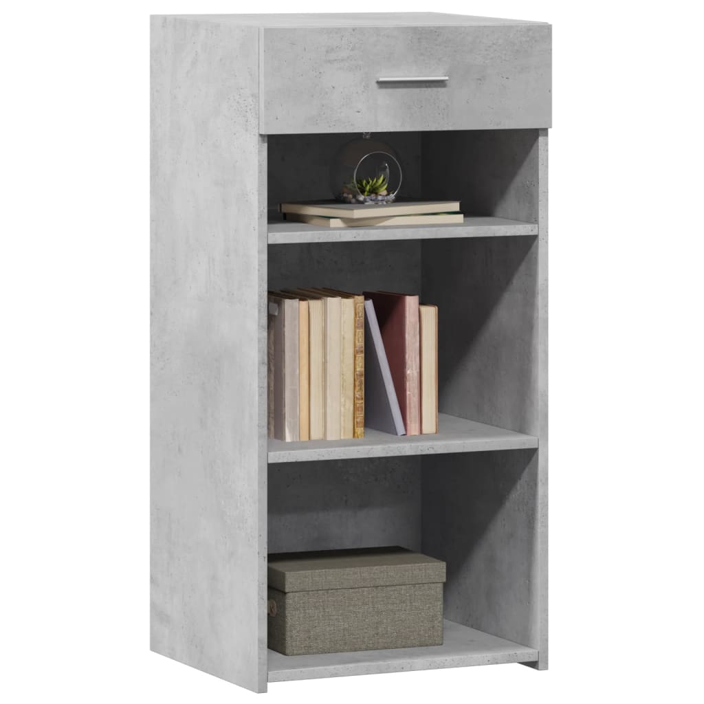 vidaXL Dulap, gri beton, 45x42,5x93 cm, lemn prelucrat vidaXL Dulap, gri beton, 45x42,5x93 cm, lemn prelucrat