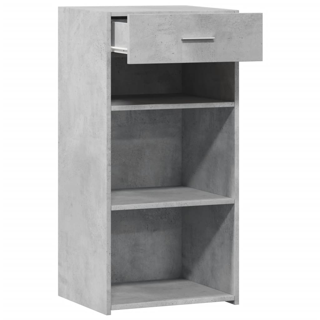vidaXL Dulap, gri beton, 45x42,5x93 cm, lemn prelucrat vidaXL Dulap, gri beton, 45x42,5x93 cm, lemn prelucrat