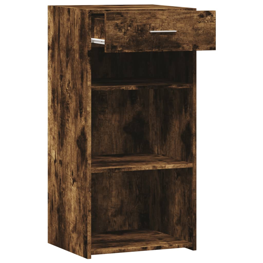 vidaXL Dulap, stejar afumat, 45x42,5x93 cm, lemn prelucrat