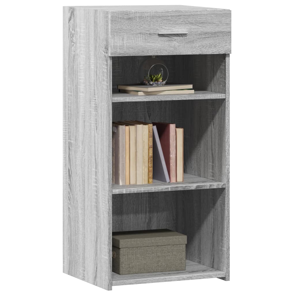 vidaXL Dulap, sonoma gri, 45x42,5x93 cm, lemn prelucrat