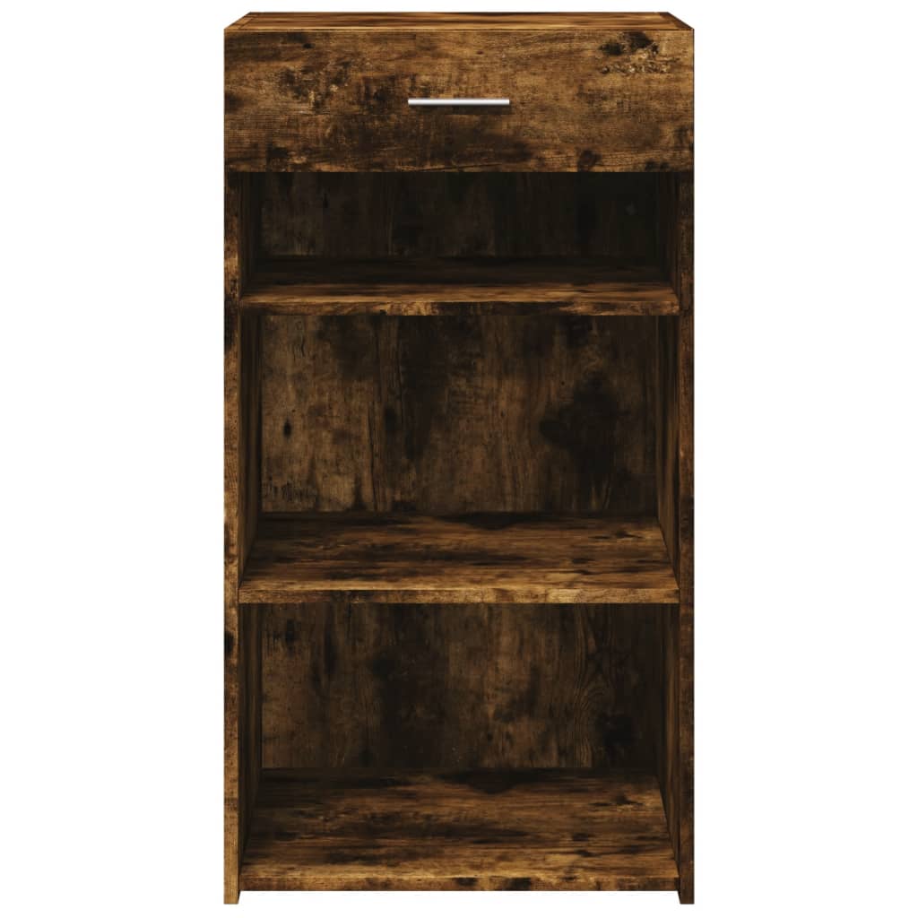 vidaXL Dulap, stejar fumuriu, 50x42,5x93 cm, lemn prelucrat