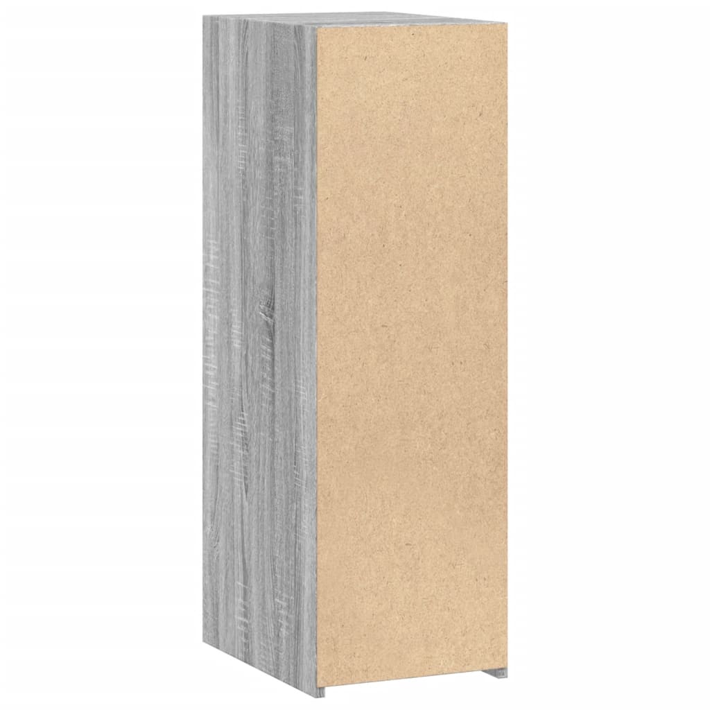 vidaXL Dulap, gri sonoma, 30x41x93 cm, lemn compozit