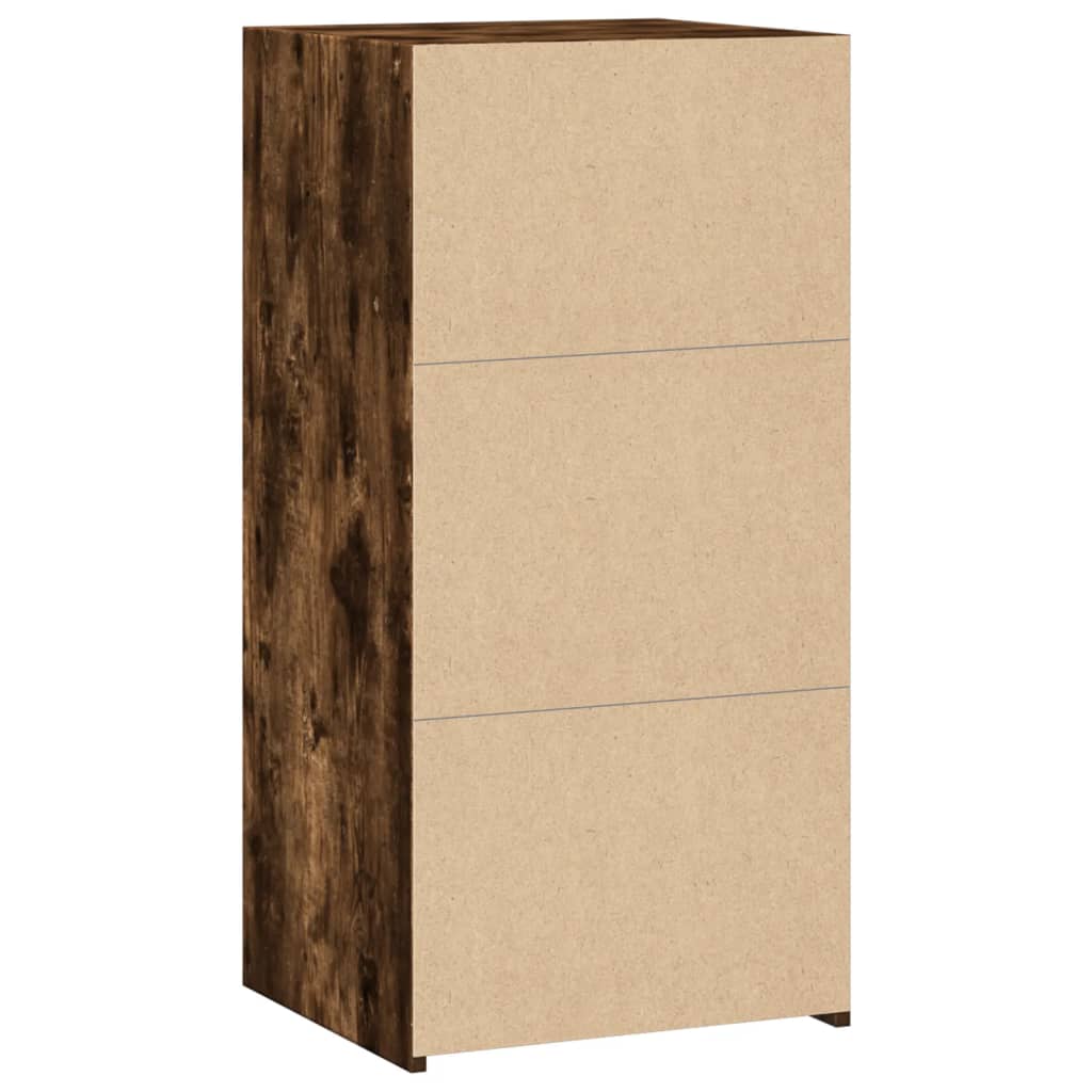 vidaXL Dulap, stejar fumuriu, 45x41x93 cm, lemn prelucrat