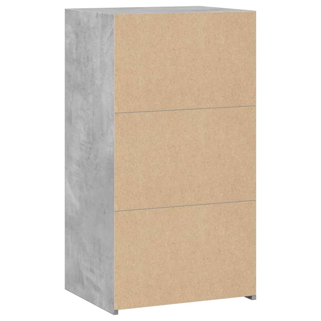 vidaXL Servantă, gri beton, 50x41x93 cm, lemn compozit vidaXL Servantă, gri beton, 50x41x93 cm, lemn compozit