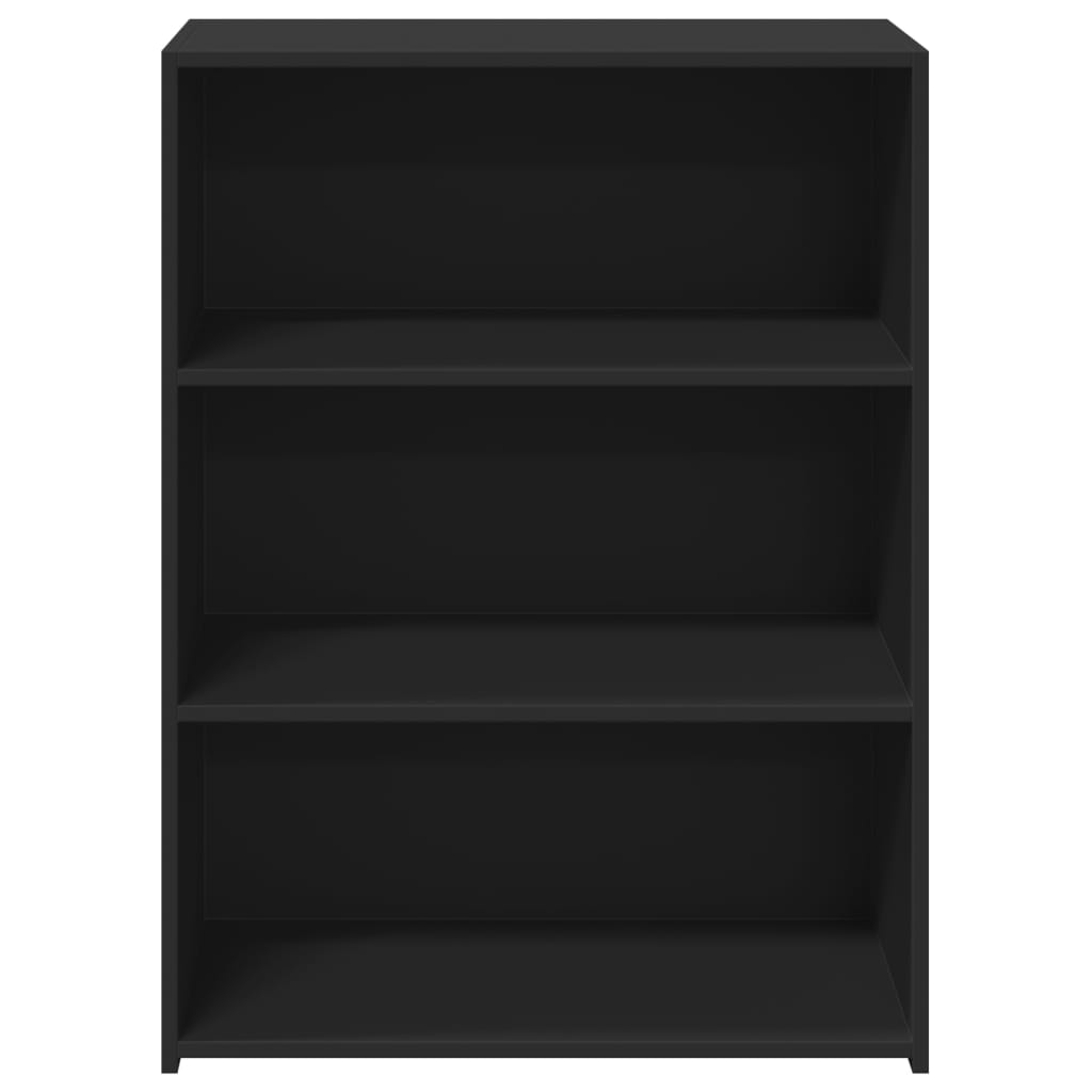 vidaXL Servantă, negru, 70x41x93 cm, lemn prelucrat
