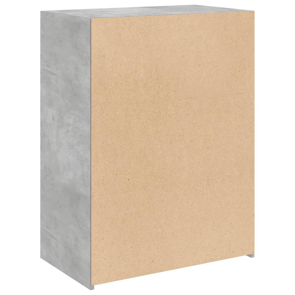 vidaXL Servantă, gri beton, 70x41x93 cm, lemn prelucrat vidaXL Servantă, gri beton, 70x41x93 cm, lemn prelucrat