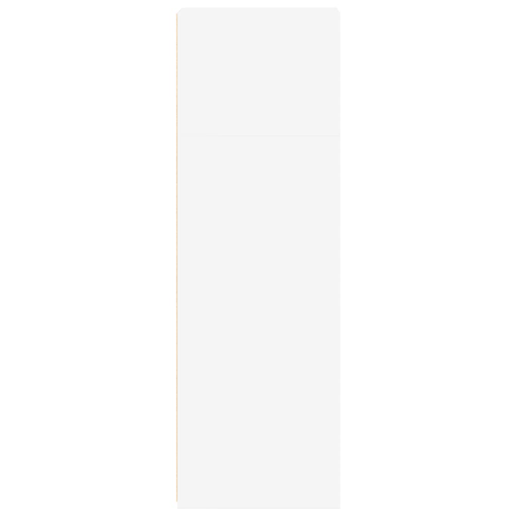vidaXL Dulap înalt, alb, 30x41x124 cm, lemn compozit vidaXL Dulap înalt, alb, 30x41x124 cm, lemn compozit