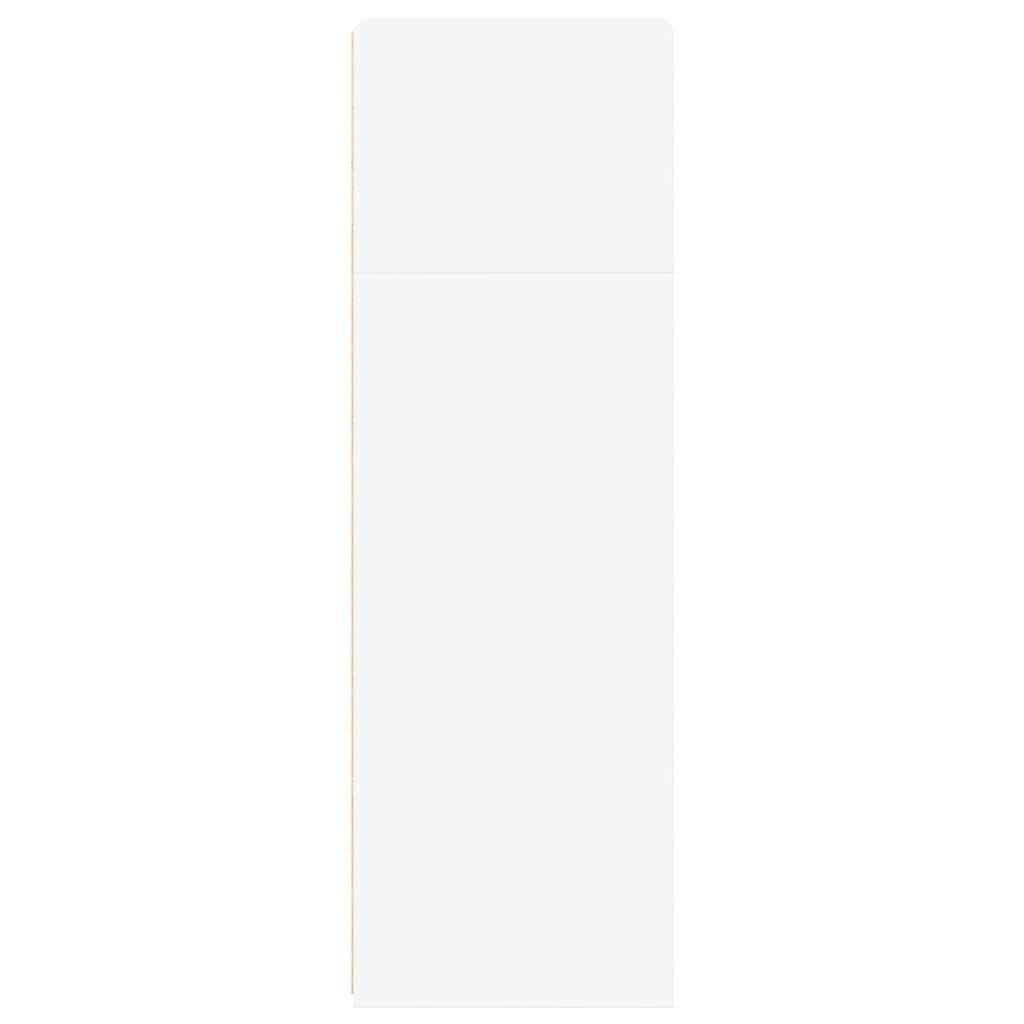 vidaXL Dulap înalt, alb, 40x41x124 cm, lemn prelucrat