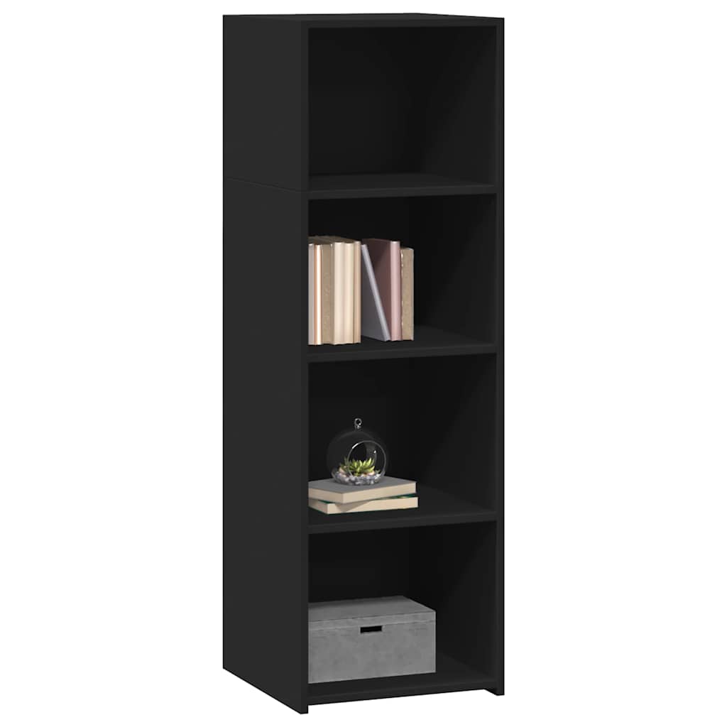 vidaXL Dulap înalt, negru, 40x41x124 cm, lemn prelucrat