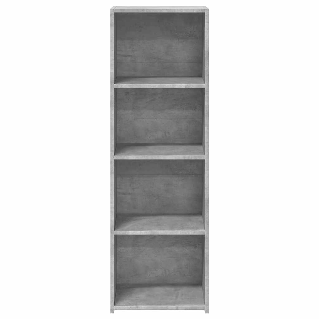 vidaXL Dulap înalt, gri beton, 40x41x124 cm, lemn prelucrat