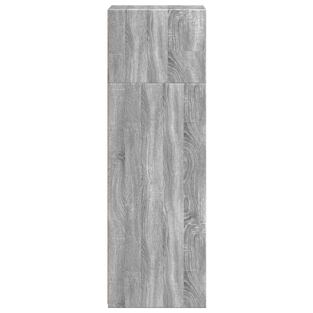 vidaXL Dulap înalt, gri sonoma, 40x41x124 cm, lemn prelucrat