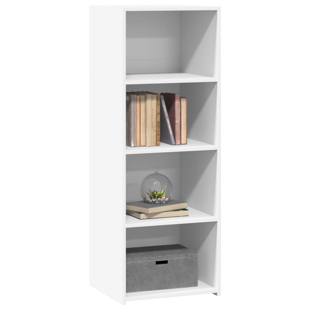 vidaXL Dulap înalt, alb, 45x41x124 cm, lemn prelucrat vidaXL Dulap înalt, alb, 45x41x124 cm, lemn prelucrat