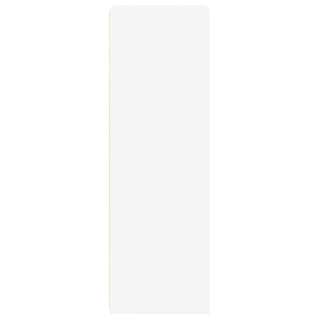 vidaXL Dulap înalt, alb, 45x41x124 cm, lemn prelucrat vidaXL Dulap înalt, alb, 45x41x124 cm, lemn prelucrat