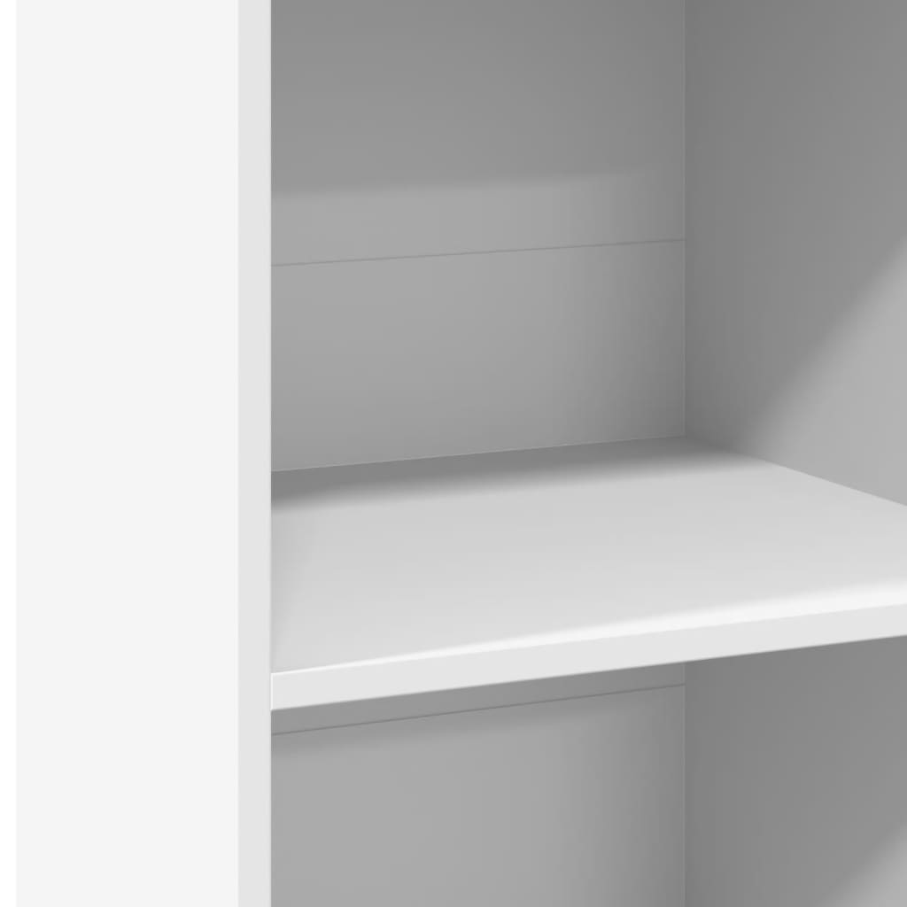 vidaXL Dulap înalt, alb, 45x41x124 cm, lemn prelucrat vidaXL Dulap înalt, alb, 45x41x124 cm, lemn prelucrat