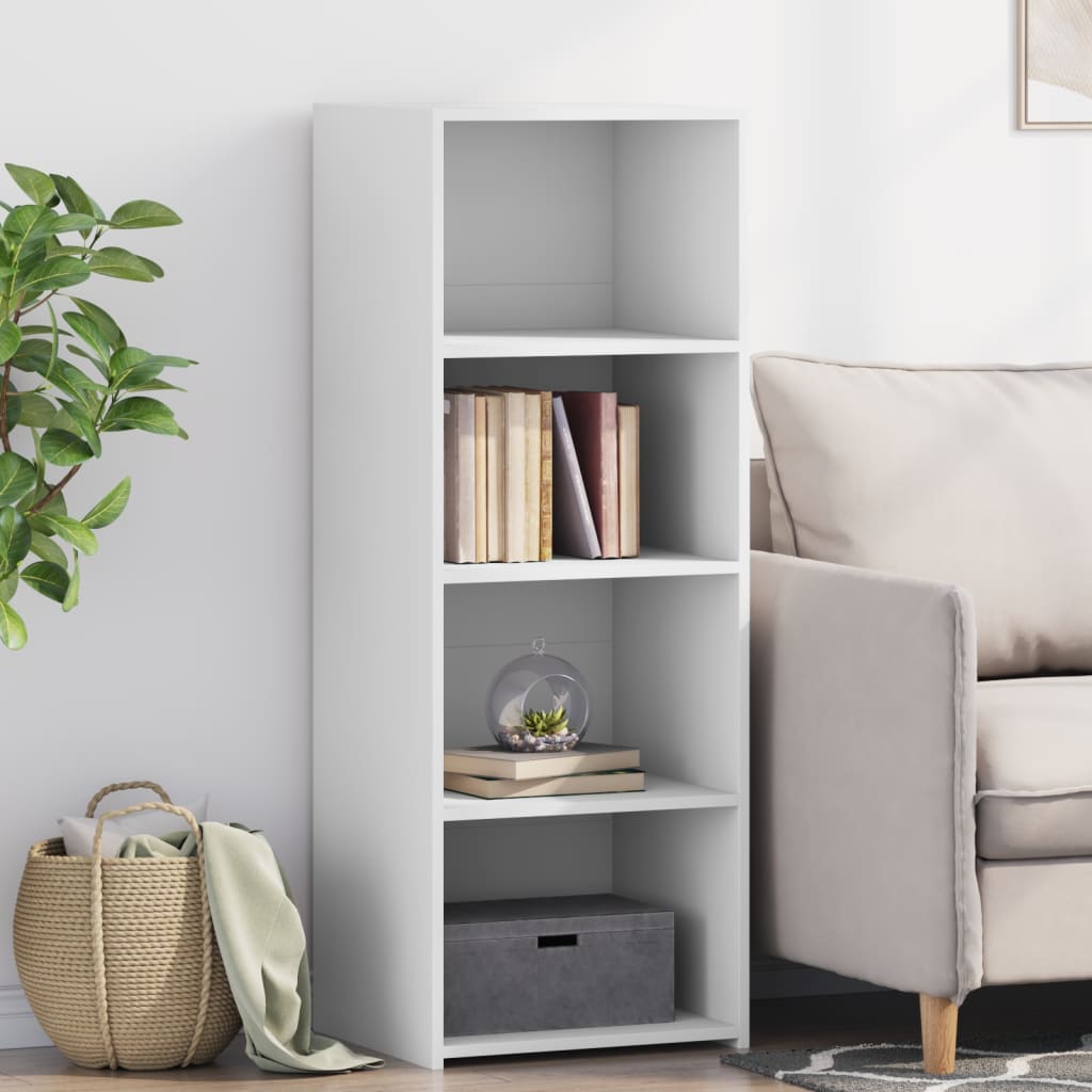 vidaXL Dulap înalt, alb, 45x41x124 cm, lemn prelucrat vidaXL Dulap înalt, alb, 45x41x124 cm, lemn prelucrat