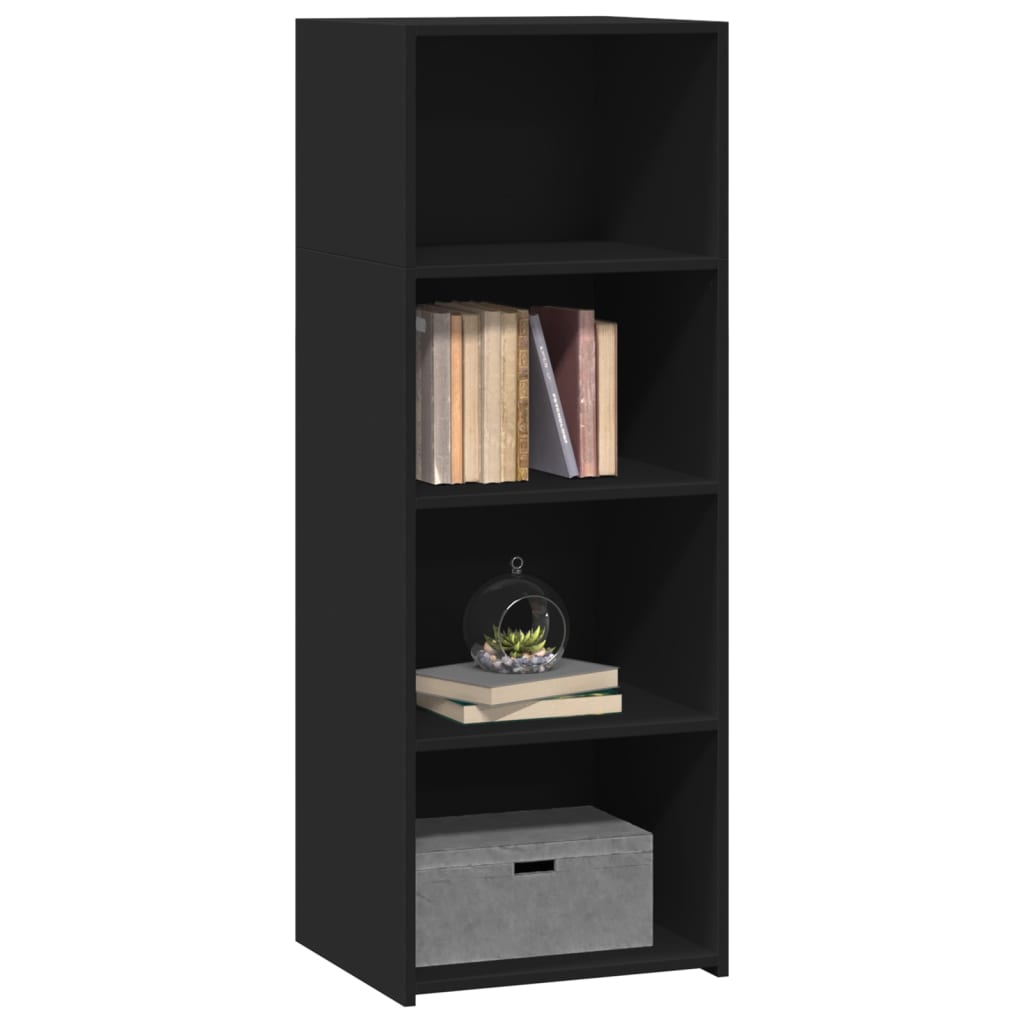 vidaXL Dulap înalt, negru, 45x41x124 cm, lemn prelucrat