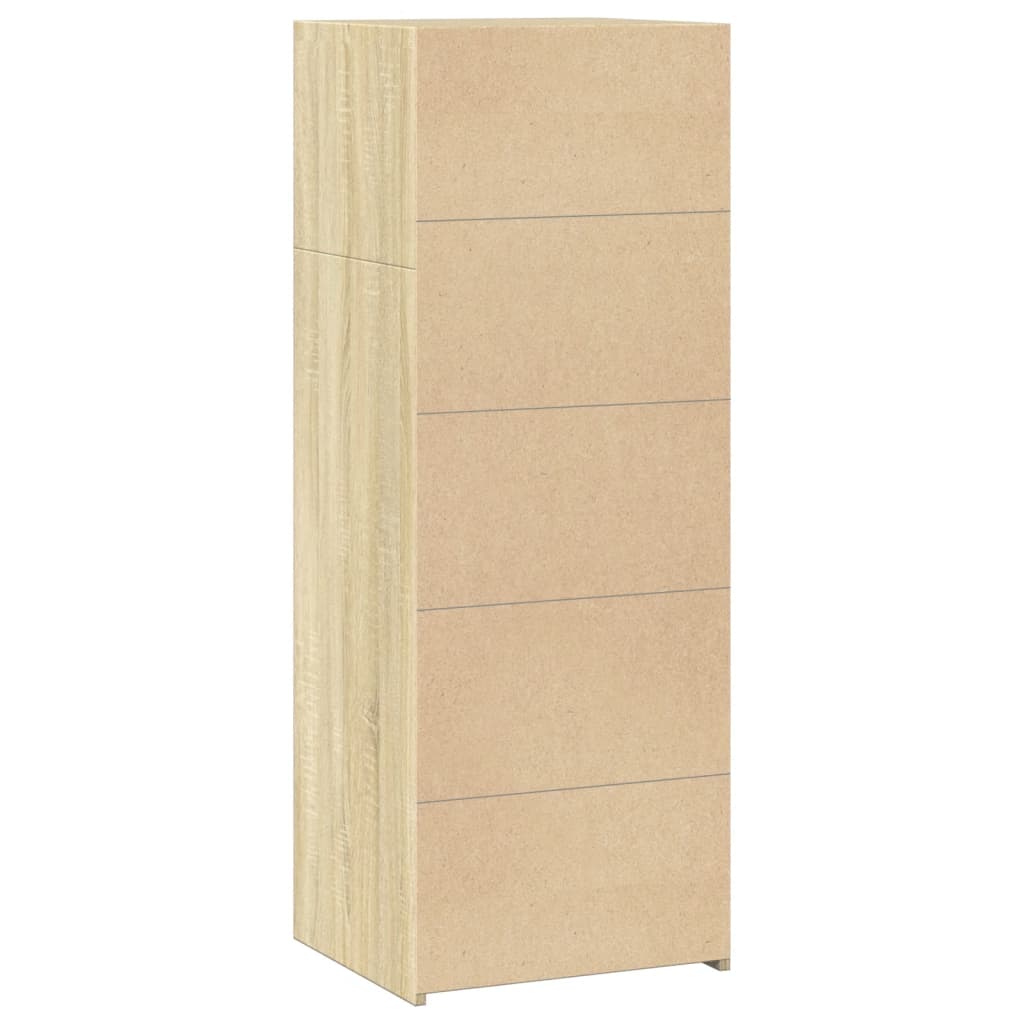 vidaXL Dulap înalt, stejar sonoma, 45x41x124 cm, lemn prelucrat
