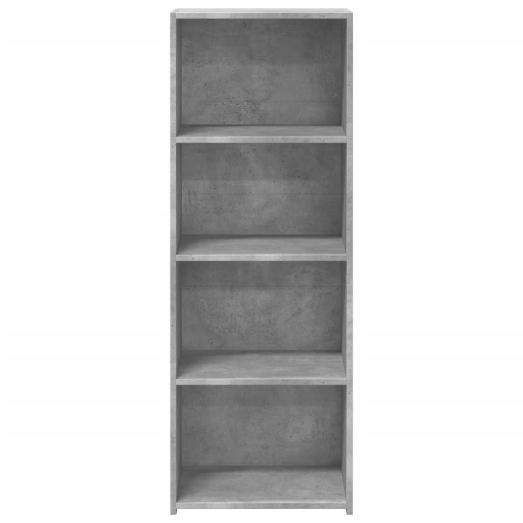 vidaXL Dulap înalt, gri beton, 45x41x124 cm, lemn prelucrat