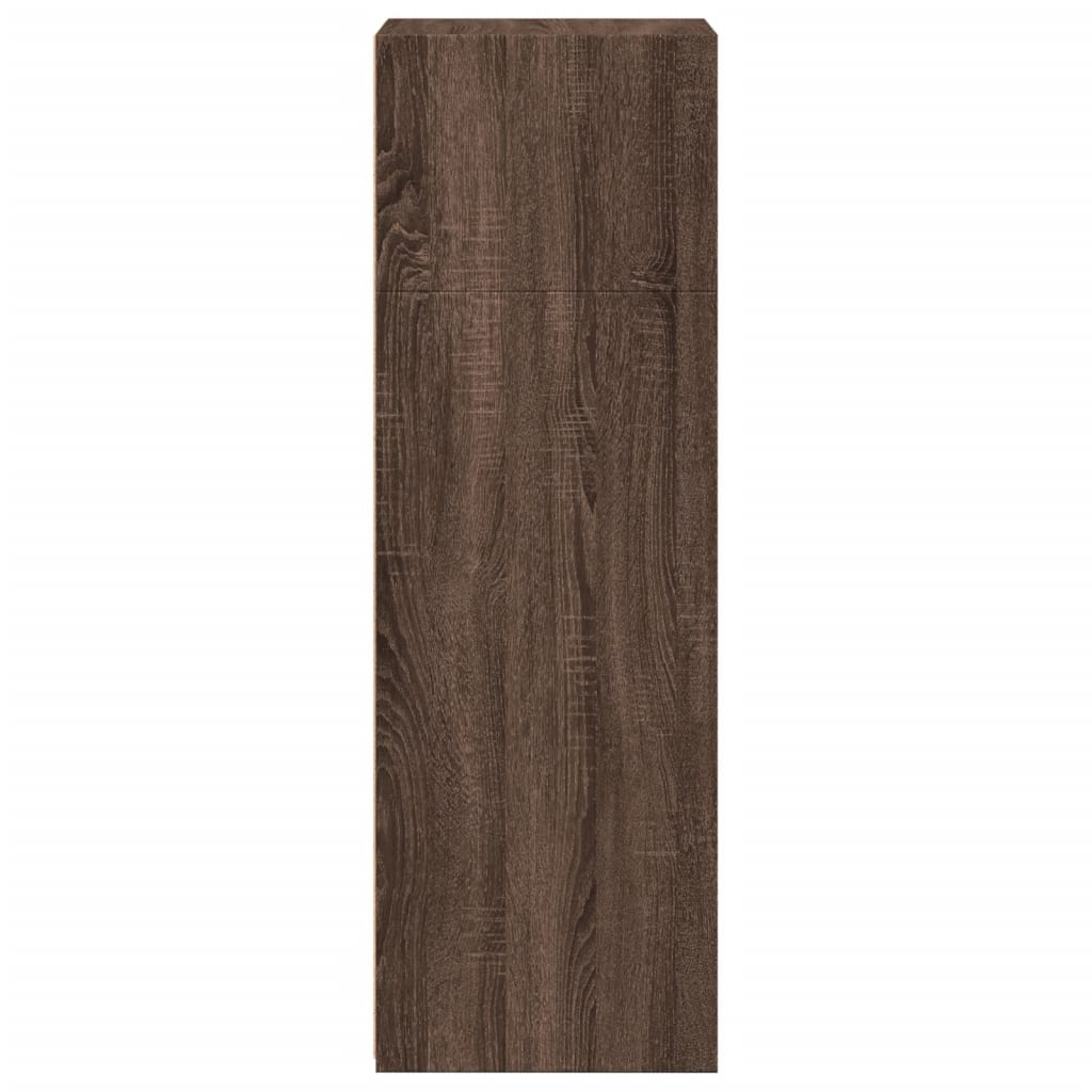 vidaXL Dulap înalt, stejar maro, 45x41x124 cm, lemn prelucrat