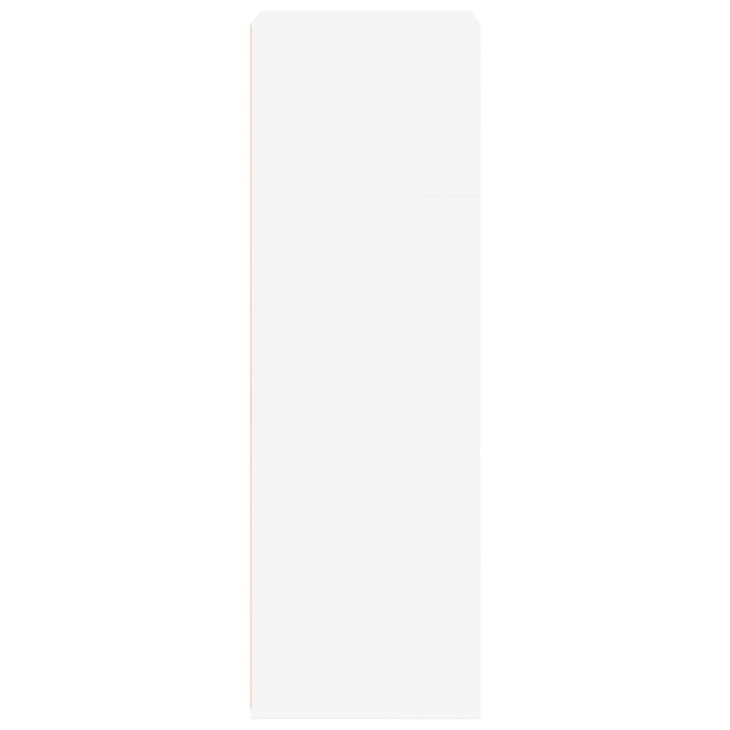 vidaXL Dulap înalt, alb, 50x41x124 cm, lemn prelucrat