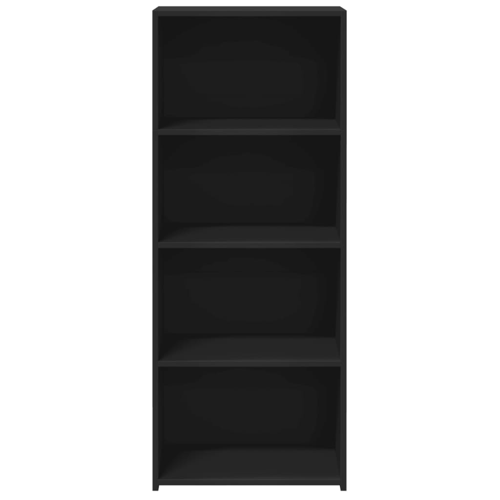 vidaXL Dulap înalt, negru, 50x41x124 cm, lemn prelucrat