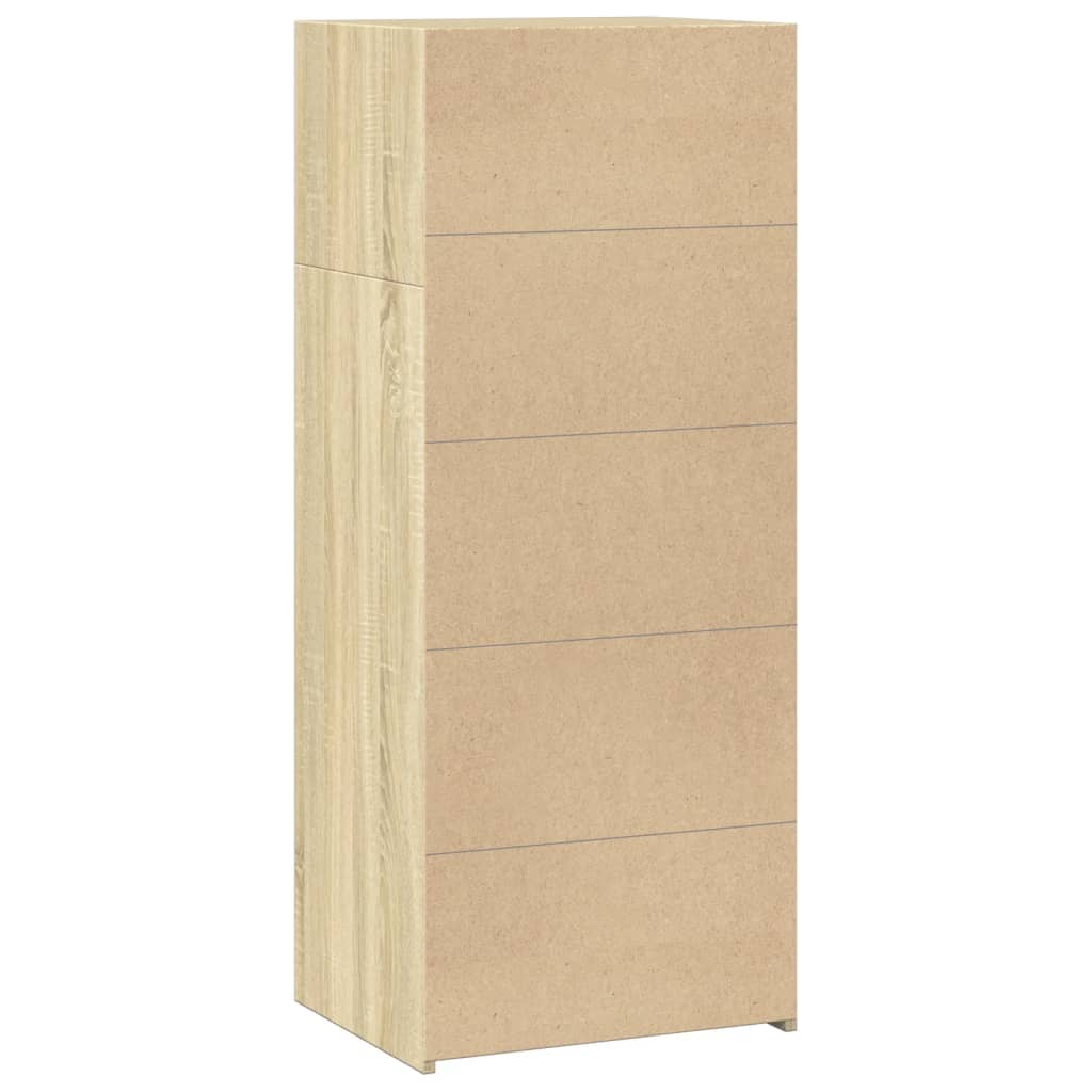 vidaXL Dulap înalt, stejar sonoma, 50x41x124 cm, lemn prelucrat vidaXL Dulap înalt, stejar sonoma, 50x41x124 cm, lemn prelucrat