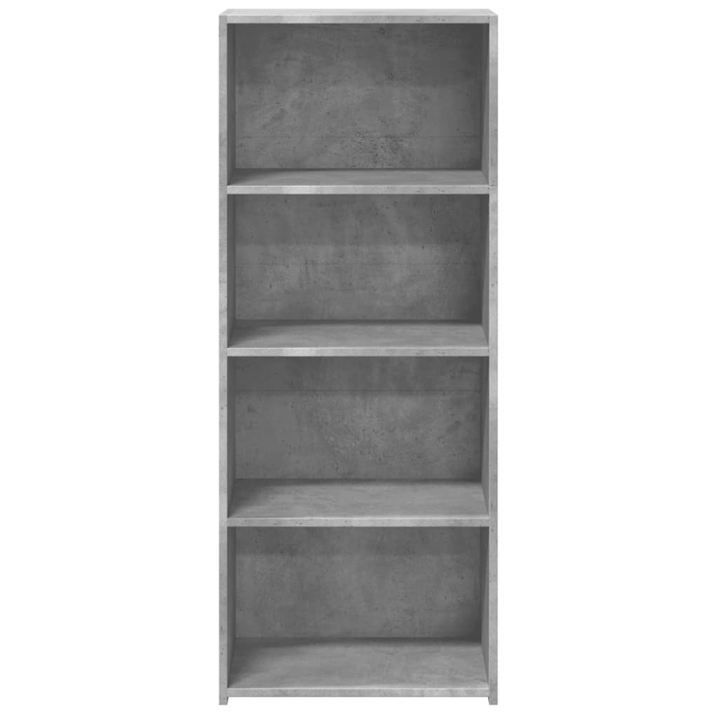 vidaXL Dulap înalt, gri beton, 50x41x124 cm, lemn prelucrat vidaXL Dulap înalt, gri beton, 50x41x124 cm, lemn prelucrat